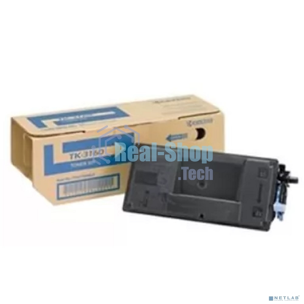 Картридж лазерный Kyocera TK-3160 (1T02T90NL0/1T02T90NL1), Black черный, 12500 стр., для P3045dn/P3050dn/P3055dn/P3060dn