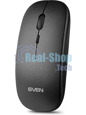 Мышь беспроводная SVEN RX-565SW темно-серый, 1600 dpi, радиоканал, USB, кнопки - 4