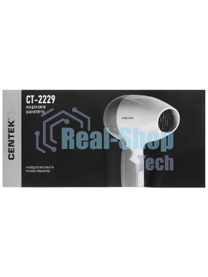 Фен Centek CT-2229 белый/розовый, 1200 Вт, компактный