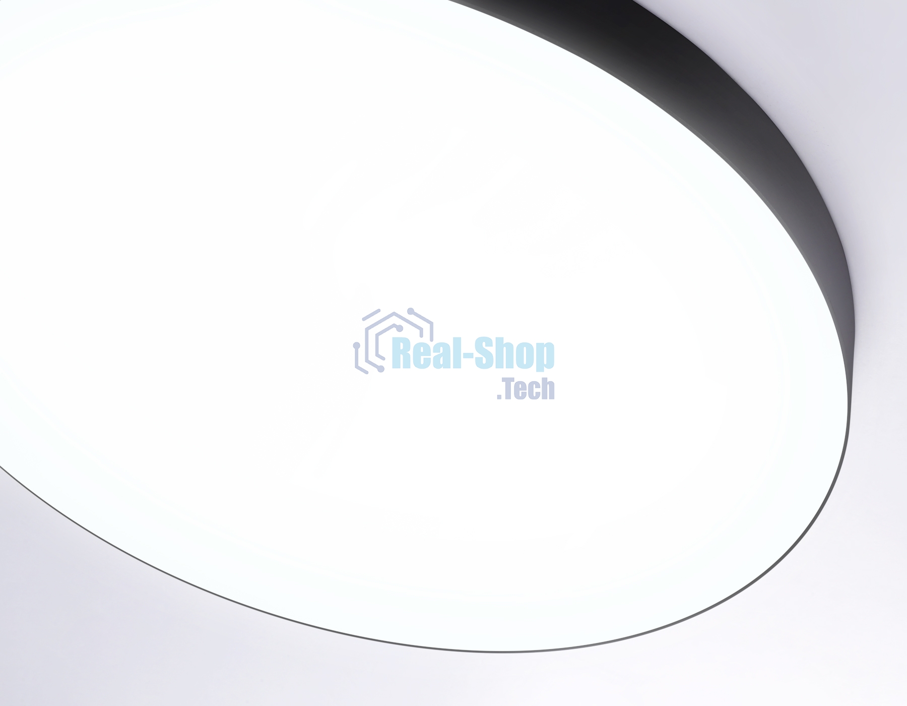 Потолочный светодиодный светильник Ambrella light FV5538 BK черный LED 90W 4200K D600*58 (Без ПДУ)
