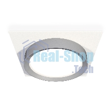 Комплект встраиваемого светильника Ambrella light XC8061004 SWH/MCH белый песок/хром матовый GX53 (C8061, N8121)