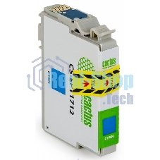 Картридж струйный Cactus CS-EPT1712 17XL голубой (10 мл) для Epson Expression Home XP-33/103/203/207/303/306/403/406