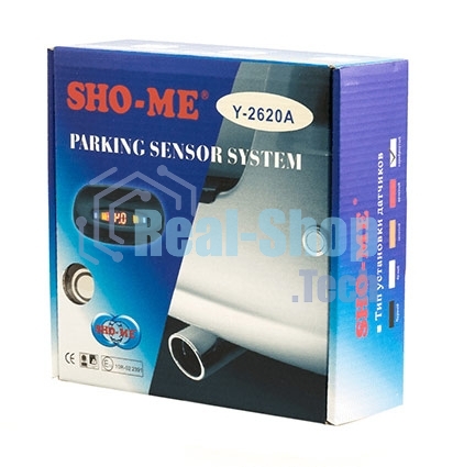 Парковочный Радар Sho-Me Y-2620 4 датчика черный