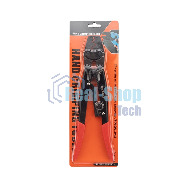 Кримпер Rexant HT-6010 для обжима неизолированных наконечников и гильз 1.5-16.0 мм²