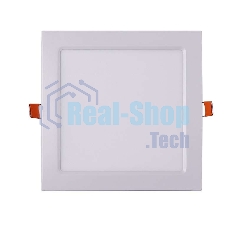 Светильник светодиодный ультратонкий встраив. PPL-S 15Вт 6500К IP40 WH 190мм квадрат Jazzway 5008403A