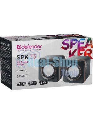 Акустическая система Defender SPK 33 (2.0,5 Вт, питание от USB)