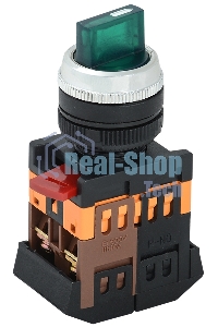 Переключатель ANC-22-2 на 2 фикс. полож. зел. 1з+1р ИЭК BSW10-ANC-2-K06