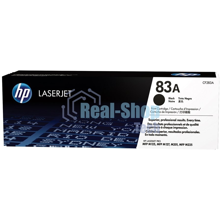 Тонер Картридж HP 83A CF283A черный для HP LJ Pro M125nw/M127fw (1500стр.)