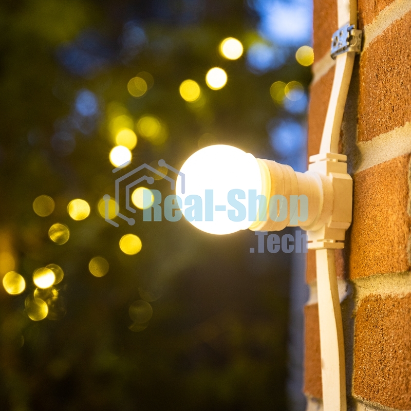 Шина в виде ленты Neon-night Belt-Light 2 жилы шаг 20 см, 500 патронов, Е27, белый провод, влагостойкая IP65