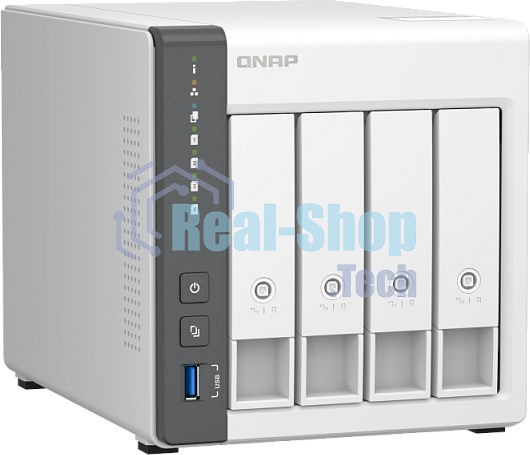Сетевое хранилище NAS Qnap D4 (REV. C) 4-bay настольный Cortex-A55 RK3568B2