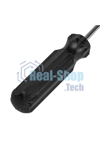 Отвертка Sparta ph1х75мм углеродистая сталь черная пластиковая рукоятка