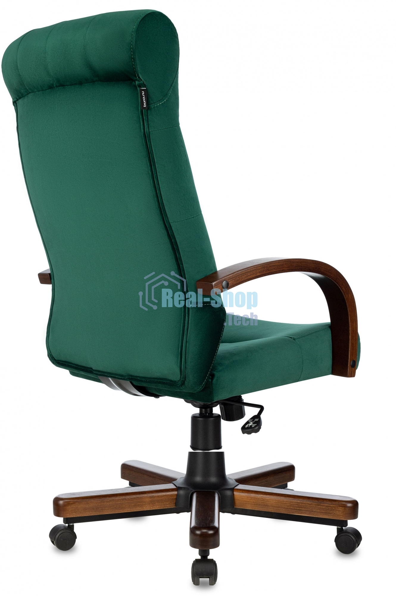 Кресло Бюрократ T-9928WALNUT Fabric Italia Green зеленый, ткань