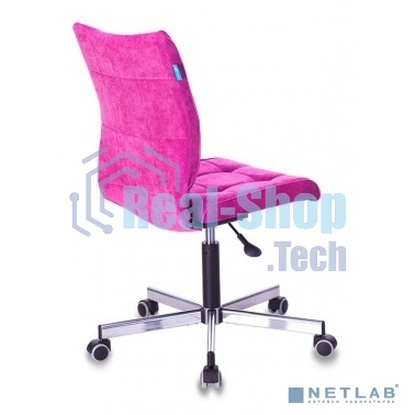 Кресло компьютерное Бюрократ CH-330M/LT-15 без подлокотников, малиновый, крестовина металл