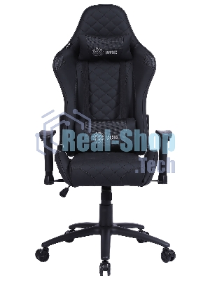 Кресло Cactus CS-CHR-030BL черный, экокожа, подголовник