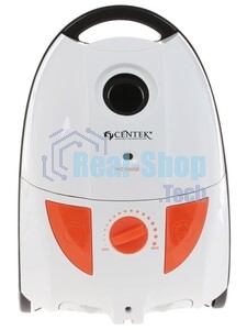 Пылесос Centek CT-2503 белый/оранжевый, 400/2000 Вт, уборка сухая, пылесборник мешок 2.5 л