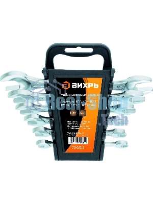Набор рожковых ключей 6 шт. 6 - 17 73/6/5/3 ВИХРЬ
