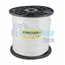 Кабель КВК-В-2+2x0,50 мм² (Cu/CCA) (96) белый (бухта 200 м) PROconnect
