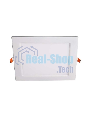 Светильник светодиодный ультратонкий встраив. PPL-S 15Вт 4000К IP40 WH 190мм квадрат Jazzway 5008380A