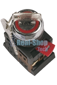 Переключатель AKS22 с ключ. 1-0. 1з+1р ИЭК BSW10-AKS-2-K02