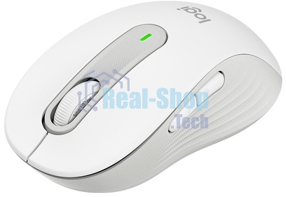 Мышь беспроводная Logitech Signature M650 белый, 4000 dpi, радиоканал, Bluetooth, USB, кнопки - 5