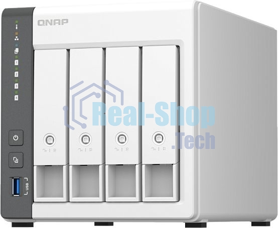 Сетевое хранилище NAS Qnap D4 (REV. C) 4-bay настольный Cortex-A55 RK3568B2