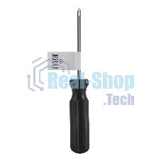 Отвертка Sparta ph1х75мм углеродистая сталь черная пластиковая рукоятка