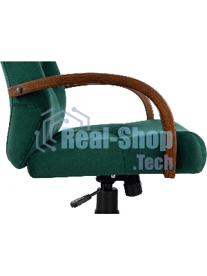 Кресло Бюрократ T-9928WALNUT Fabric Italia Green зеленый, ткань