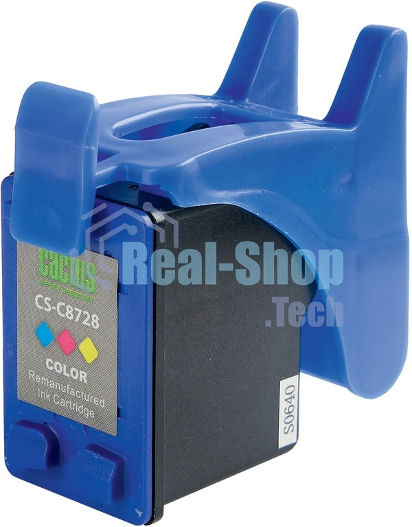 Картридж струйный Cactus CS-C8728 №28 многоцветный (18 мл) для HP DeskJet 3320, 3420, 3520, 3535, 3550, 3645, 3650, 3740, 3840, 5150, Fax 1240, OfficeJet 4105, 4110, 4211, 4251, 5500, 5510, PSC 1110, 1200, 1210, 1310, 1340, 1350