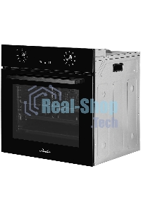 Встраиваемый электрический духовой шкаф MONSHER MOE 6092 Noir, 9 режимов: Традиционный нагрев, Макси-Гриль, Макси-Гриль с конвекцией, Нижний нагрев, Разморозка, Традиционный нагрев с конвекцией, Режим подсветка, Конвекция, Режим пицца, утапливаемые поворо