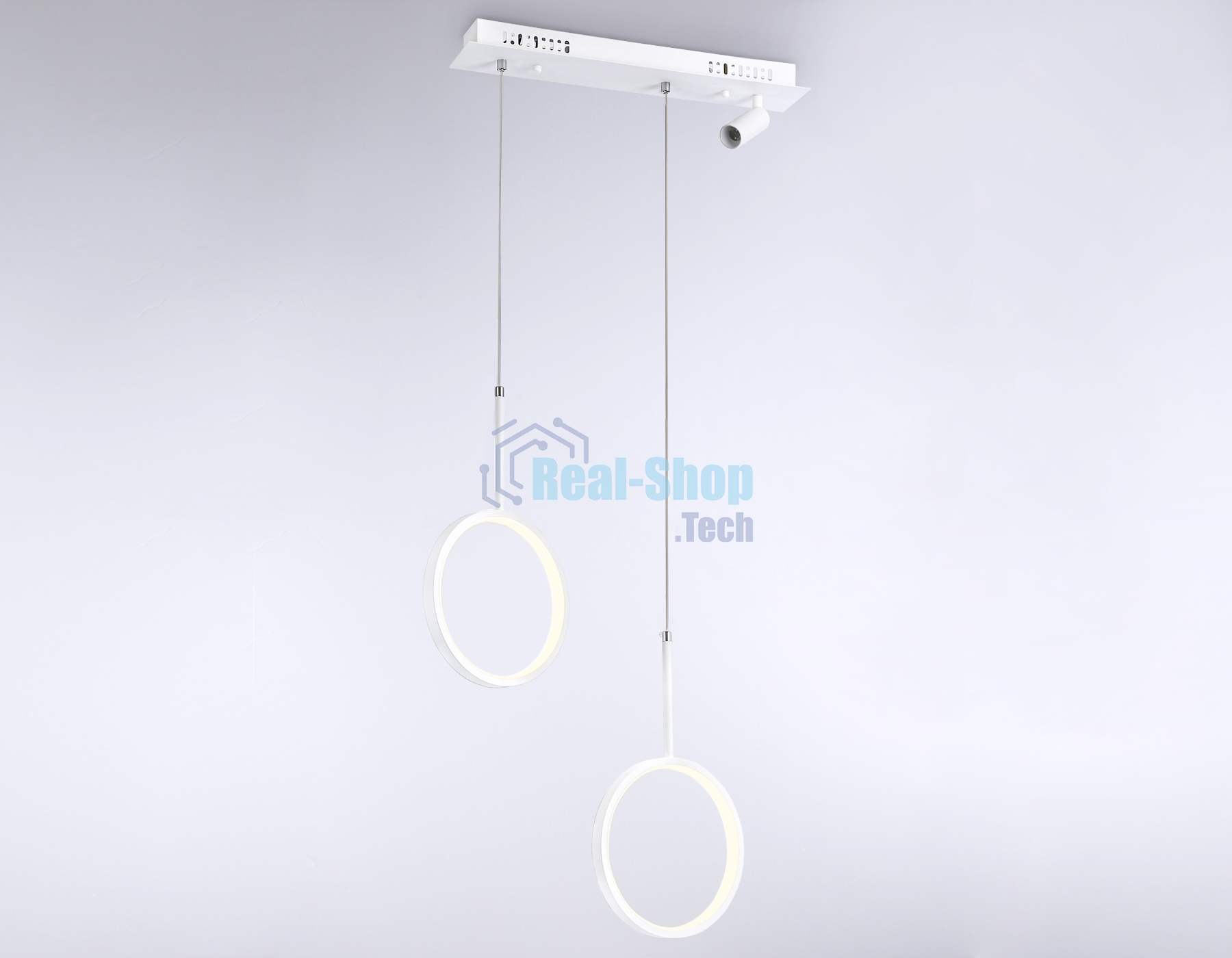 Светильник Ambrella light FL5272/2+1 WH белый 38W 3000K/4200K/6400K+4200K 500*90*1200 (ПДУ ИК)