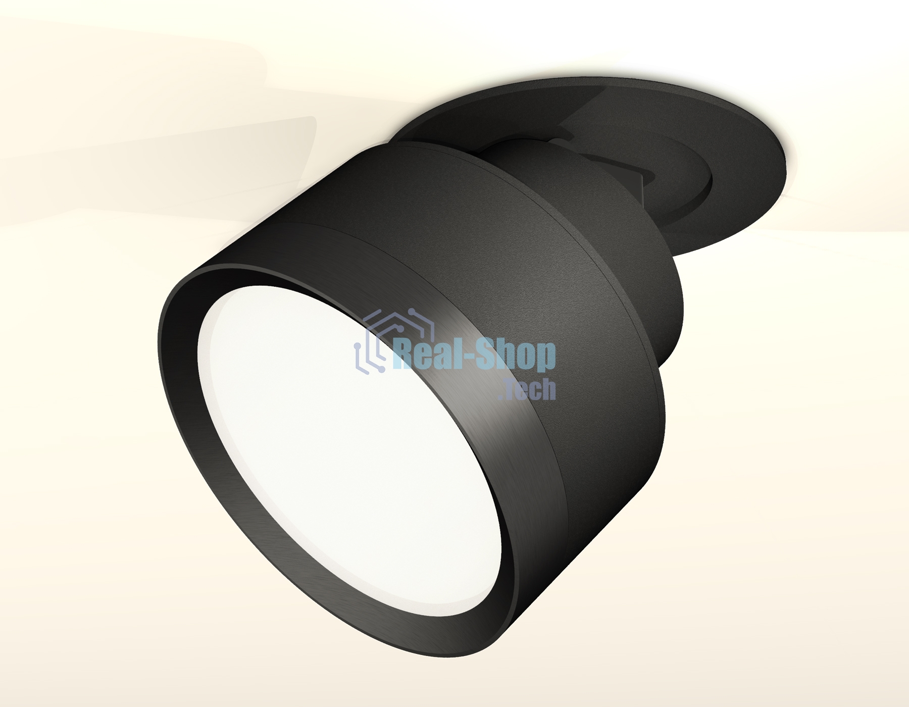 Светильник Ambrella Light XM8102500 SBK/PBK черный песок/черный полированный GX53 (A2242, A2106, C8102, N8113)