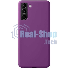Чехол (клип-кейс) Deppa для Samsung Galaxy S21+ Liquid Silicone Pro фиолетовый (870024)