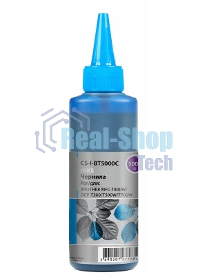 Чернила Cactus CS-I-BT5000C голубой 100мл для Brother DCP-T300, DCP-T500W,DCP-T700W, MFC-T800W