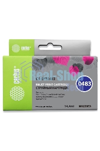 Картридж струйный Cactus CS-EPT0483 пурпурный (14,4 мл) для Epson Stylus Photo R200/R220/R300/R320/R340/RX500/RX600/RX620/RX640