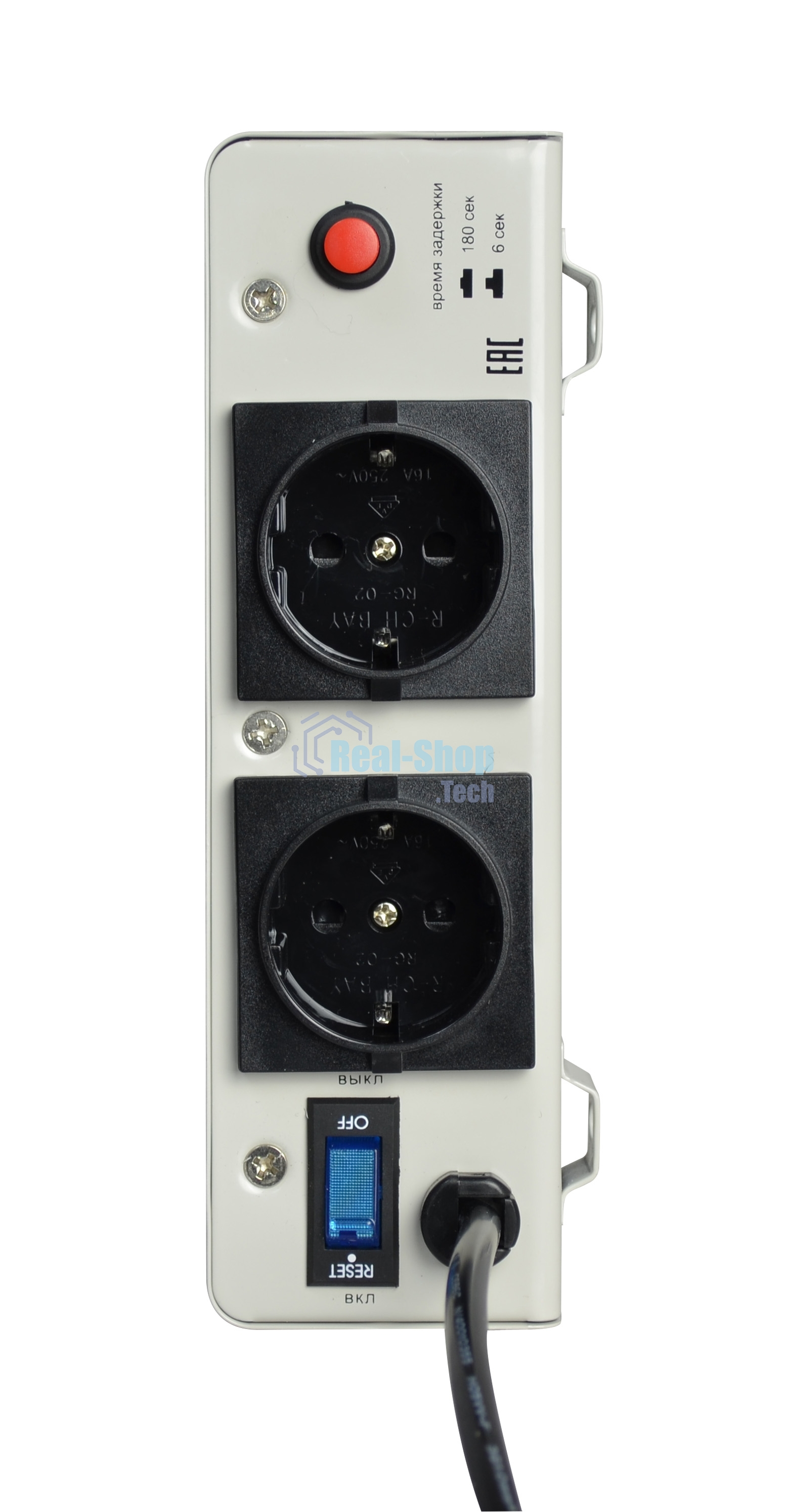 Стабилизатор POWERMAN AVS 2000S, ступенчатый регулятор, цифровые индикаторы уровней напряжения, 2000ВА