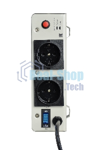 Стабилизатор POWERMAN AVS 2000S, ступенчатый регулятор, цифровые индикаторы уровней напряжения, 2000ВА