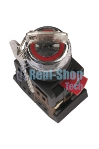 Переключатель AKS22 с ключ. 1-0. 1з+1р ИЭК BSW10-AKS-2-K02