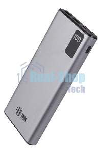Портативный аккумулятор Cactus CS-PBFSLT-10000 10000mAh 3A 2xUSB серый