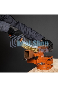 Тиски Sparta слесарные 125мм поворотные с наковальней