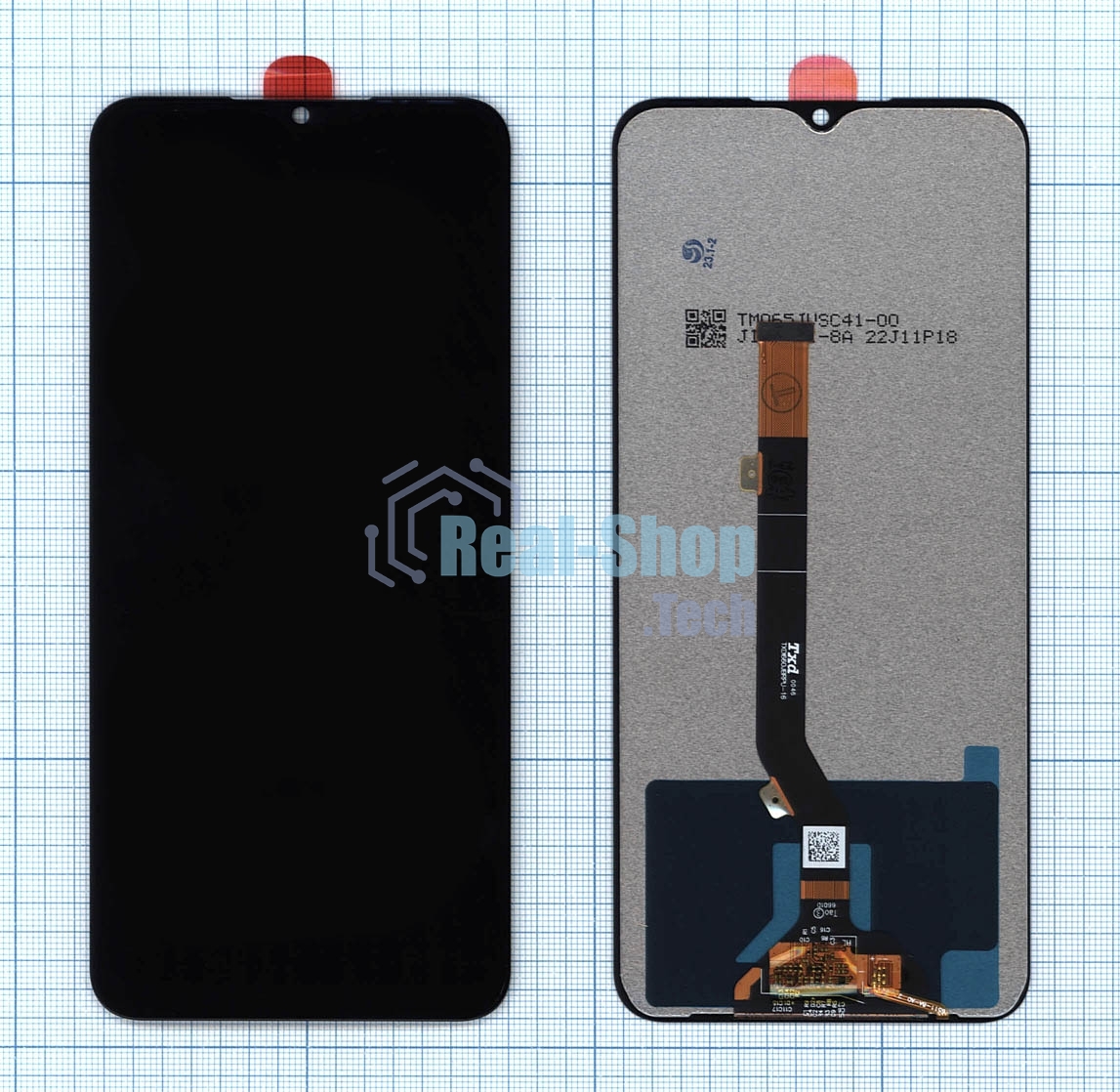 Дисплей для Tecno Spark 9 Pro черный