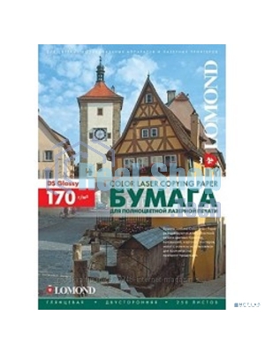 Бумага Lomond 0310241 A4/170г/м2/250л./белый глянцевое/глянцевое для лазерной печати