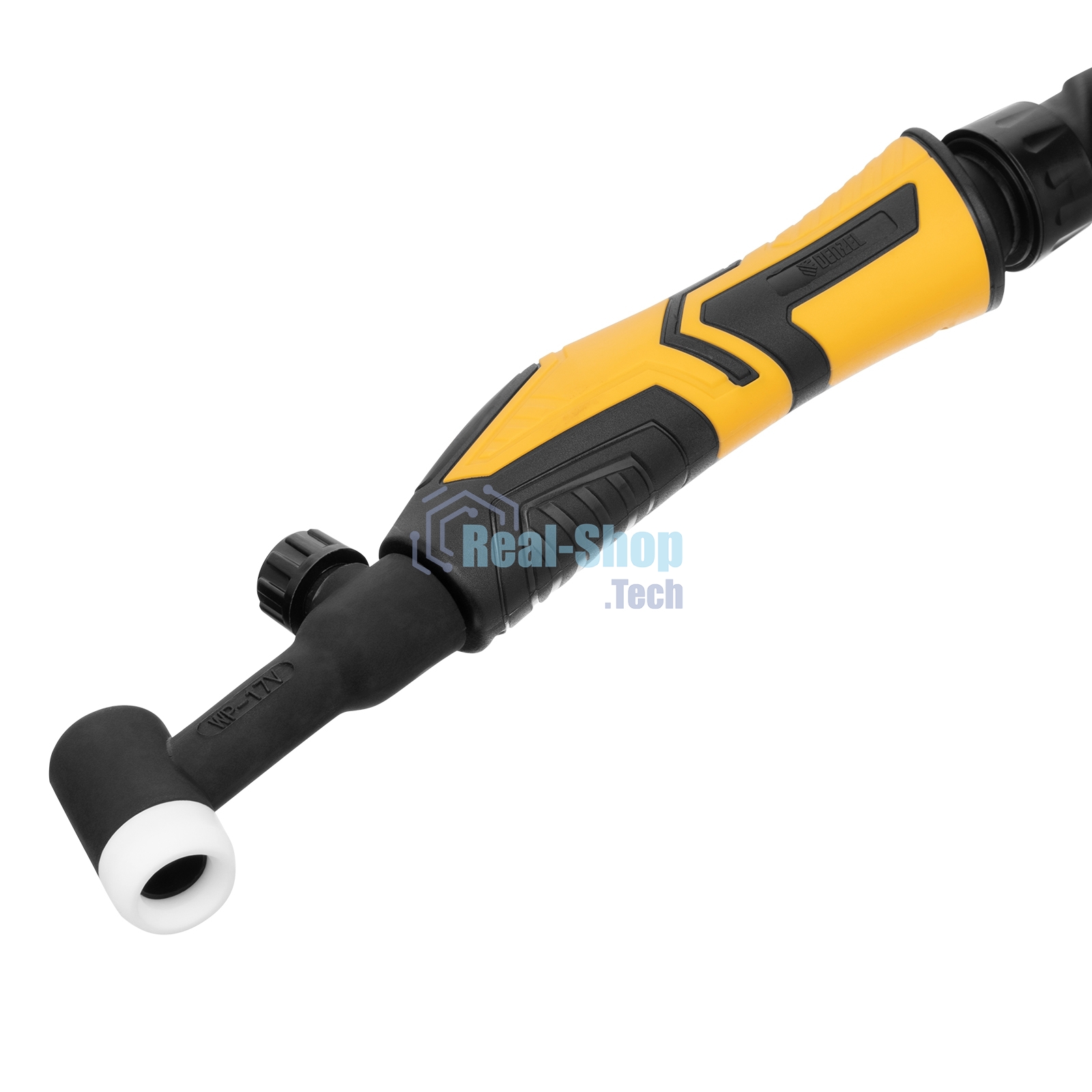 Горелка сварочная Denzel TIG WP17V, прямое подключение к баллону, 4 метра