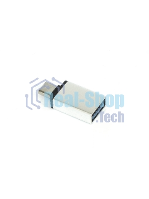 Переходник Type-C на USB 3.0 OTG серебристый