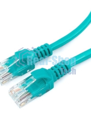 Патч-корд UTP Cablexpert cat.5e 0.25м, литой, многожильный, зеленый