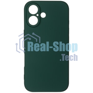 Чехол (клип-кейс) BoraSCO для Apple iPhone 16 Plus Microfiber Case черный (73687)