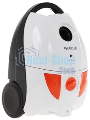Пылесос Centek CT-2503 белый/оранжевый, 400/2000 Вт, уборка сухая, пылесборник мешок 2.5 л