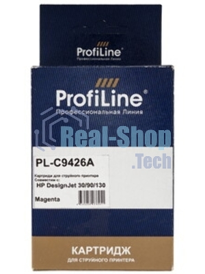 Картридж струйный ProfiLine PL-C9426A (№85) для принтеров HP DesignJet 30/90/130 с чернилами Magenta