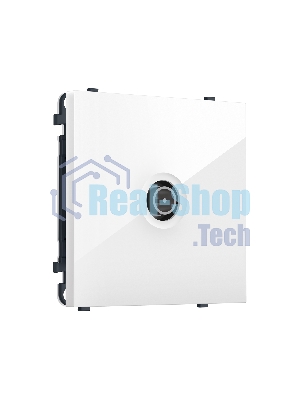 MS113005 Комплект механизма TV розетки оконечной экранированной SIGMA Белый глянец 5-1000MHz 3dB QUANT PRO (SP1130, PR199)