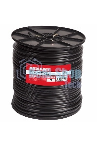 Кабель Rexant КВК-П-2 +2x0,75 мм² (Cu/Cu) черный (бухта 200 м) 01-4105