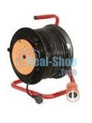 Удлинитель на катушке 1х30 м без заземл. 10А IP20 1.3 кВт с выносн. розеткой Союз 481S-2103